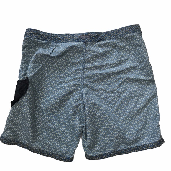 Toad &Co. Swim Trunks 9.5” Inseam Gray blue 38 - Picture 4 of 7